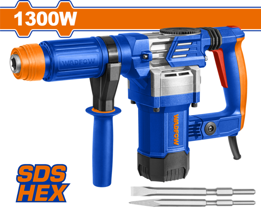 Отбойный молоток SDS-HEX 1300 Вт, 15 Дж (2) WADFOW WDB1D45