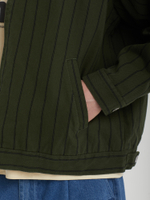 Мужская Куртка Obey Stripe Zip Up