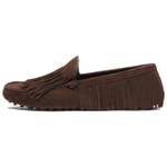 Scarosso fringed suede loafers