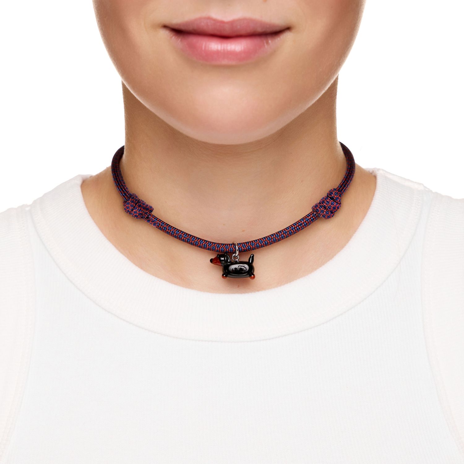 Колье Knitted Cutie Necklace - Dachshund