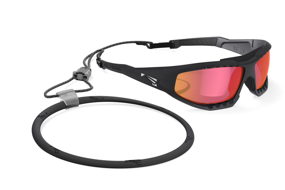 Спортивные очки LiP Surge Aero / Matt Black - Black / PC Polarized / Levante Series Rose ML Pink