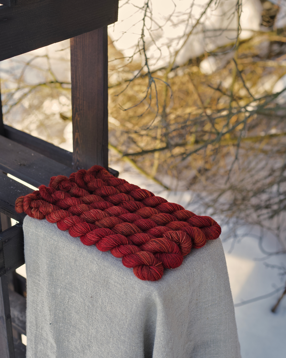 Носочная пряжа с пухом яка "Тибетский монастырь" (мини)