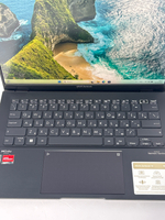 Ноутбук ASUS (UM3402YA-KP900) 14"/AMD Ryzen 5 7430U/RAM 16GB/SSD 1024GB/AMD Radeon Graphics/ 2560x1600/IPS/DOS/Подсветка кл-ры: LED/черный Состояние: A1
