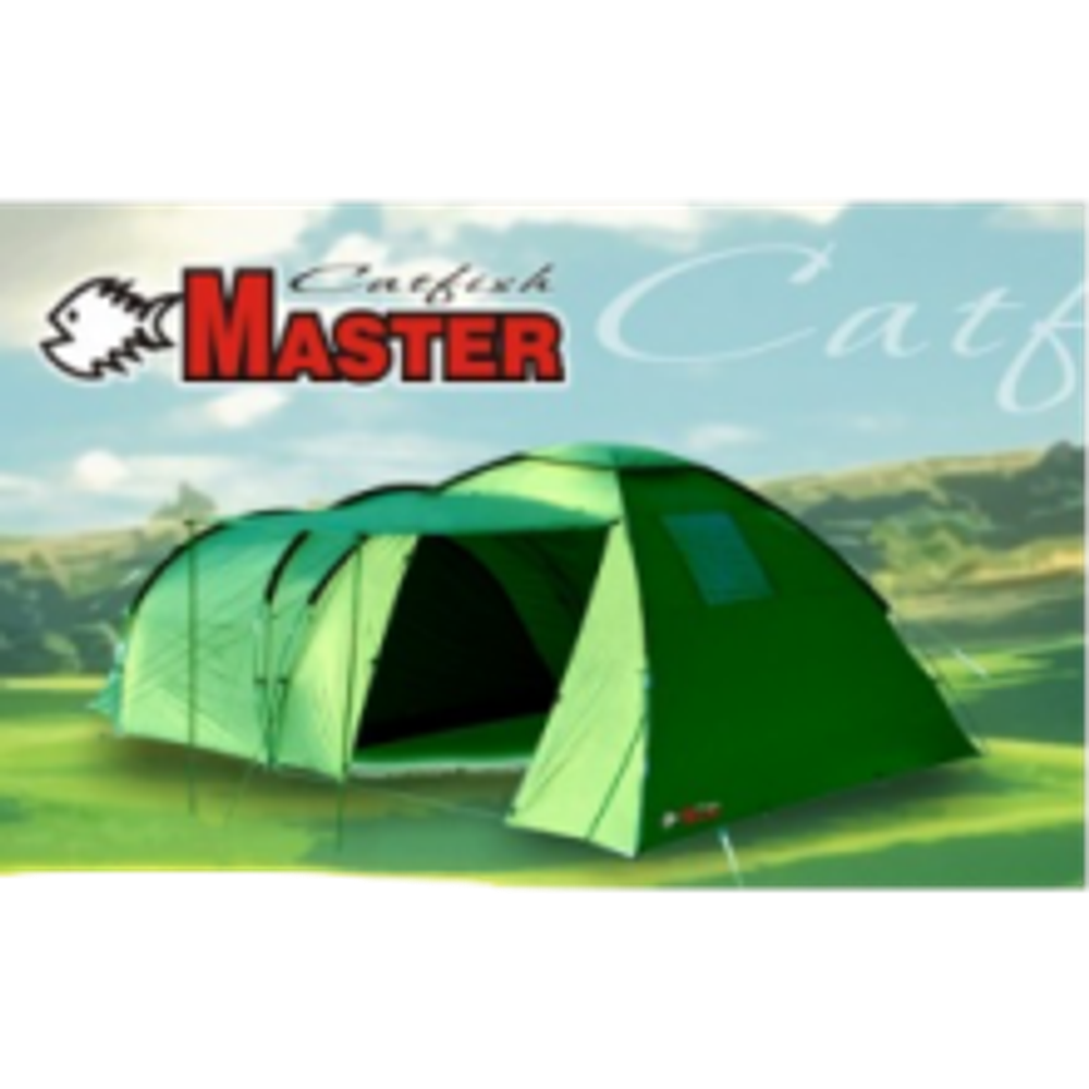 Палатка Catfishmaster H1022 4 мест  7.9кг 280x490x200см 1600мм внутри 210x260x140см