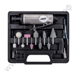 Прямая пневмошлифмашина с набором 15 предметов AERO