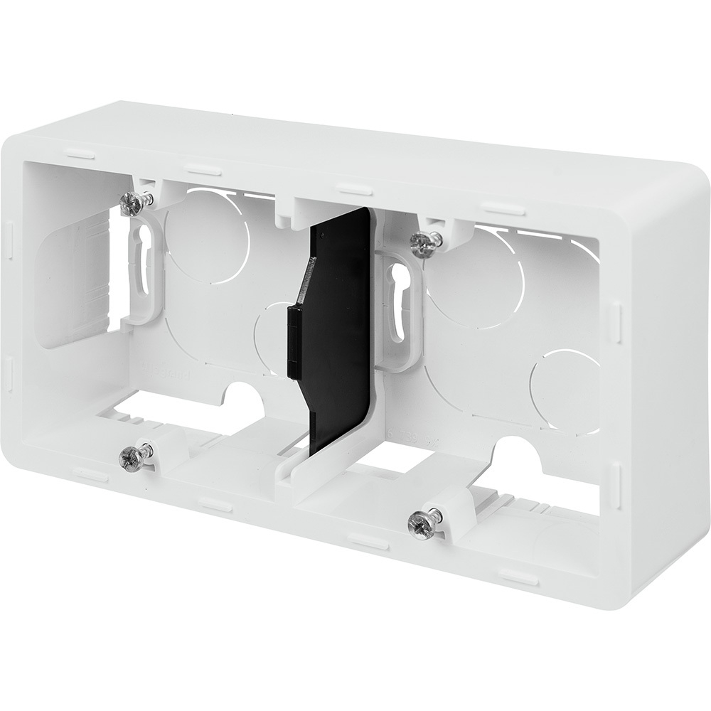 Коробка для накладного монтажа 2 поста белый Inspiria Legrand