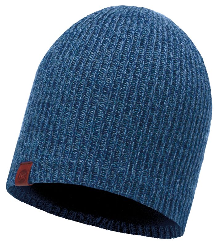 Шапка вязаная с флисом Buff Lyne Mazarine Blue Фото 1