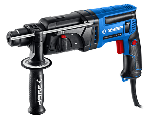 Перфоратор в кейсе SDS-plus ЗУБР ЗП-2470 780Вт 0-1100 об/мин Профессионал Х