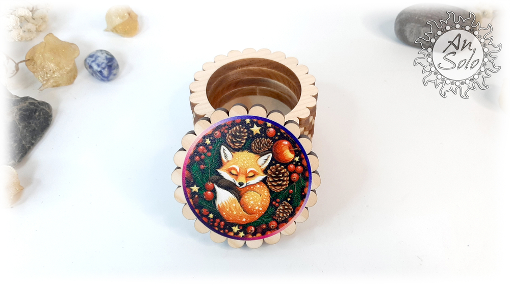 Мини-шкатулка "Сон лисицы"