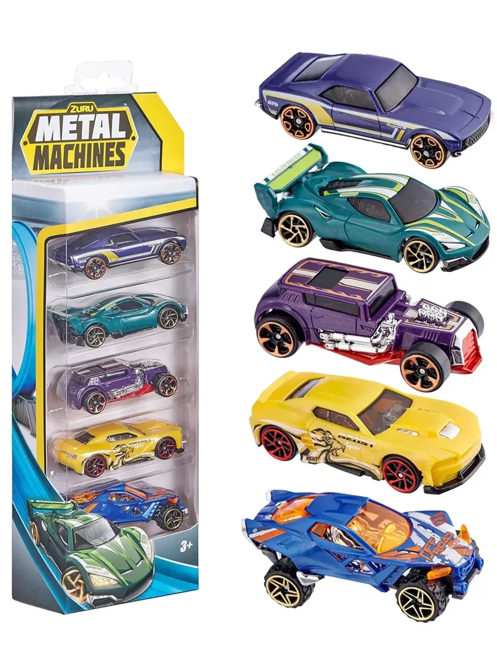 Набор машинок Metal Machines 5 шт
