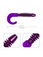 Твистер NISUS Din 3,11"/7,9см Lime & Red 6шт. (N-33-021)