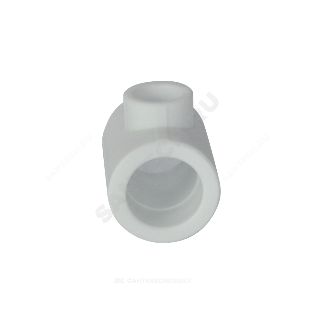 Тройник PP-R переходной белый Дн 110х90х110 внутренняя пайка VALFEX 10109010