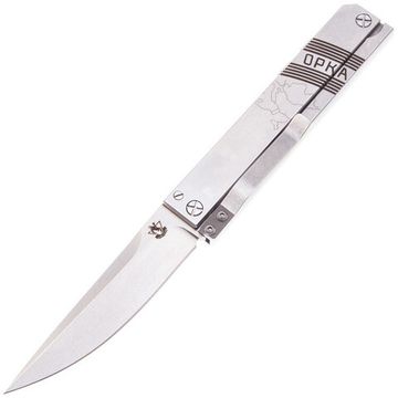 Складной нож STEELCLAW Беломор c клинком из стали D2, рукоять Stainless Steel