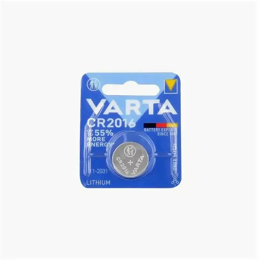 Батарейка литиевая CR 2016 Varta