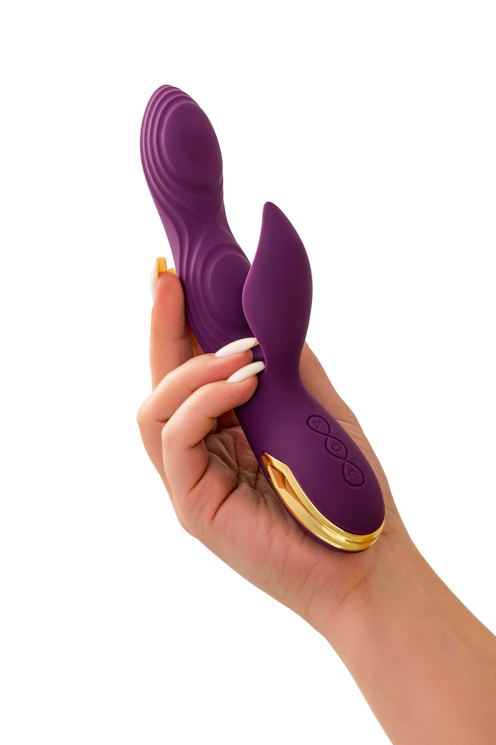 Фиолетовый вибратор-кролик Octar - 24,5 см. (Цвет: фиолетовый)