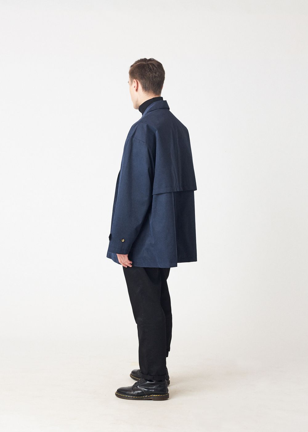 Плащ Короткий FOS Синий Мужской