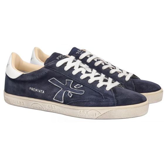 Premiata Leather Board 'Blue'
