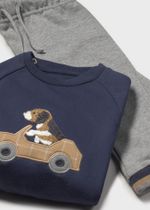 толстовка с двумя брюками