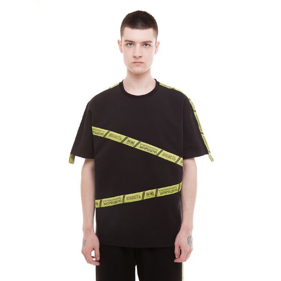 Футболка оверсайз ЮНОСТЬ Доступ закрыт 3.0 220г Черный