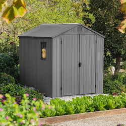 Пластиковый сарай Keter Darwin 6x8 grey