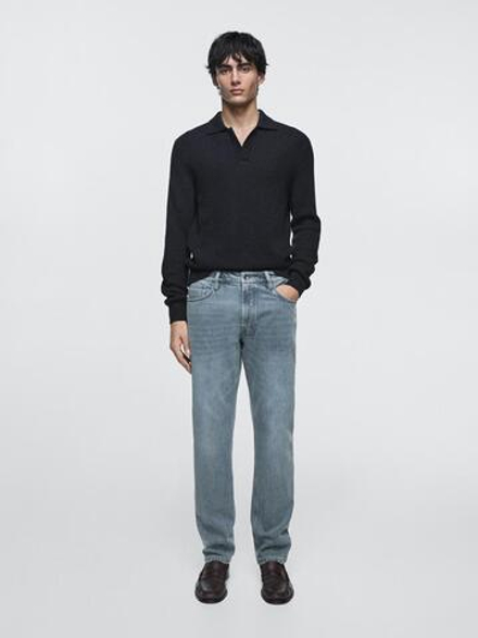 Massimo Dutti Джинсы зауженного кроя, индиго