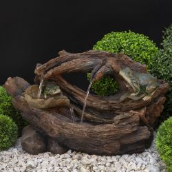 GA-03446 GREEN APPLE Уличный фонтан Лягушки высота 39см | GREEN APPLE