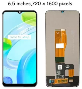 Дисплей для Realme C33 (RMX3624) в сборе с тачскрином Черный - OR