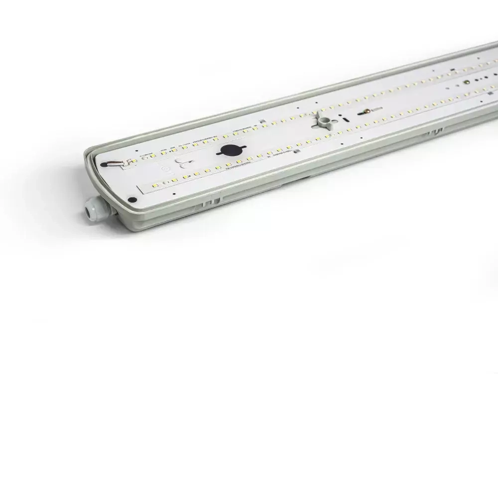 Светильник LED ДСП Айсберг 76W-9500Лм IP65 5000К прозрачн. 1262х124х85мм vs103-76-tr-5k