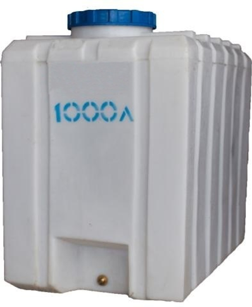 Ёмкость пластиковая пищевая АКПОЛ 1000 л. прямоугольная (120x80x120см;35кг;белый) - арт.555011