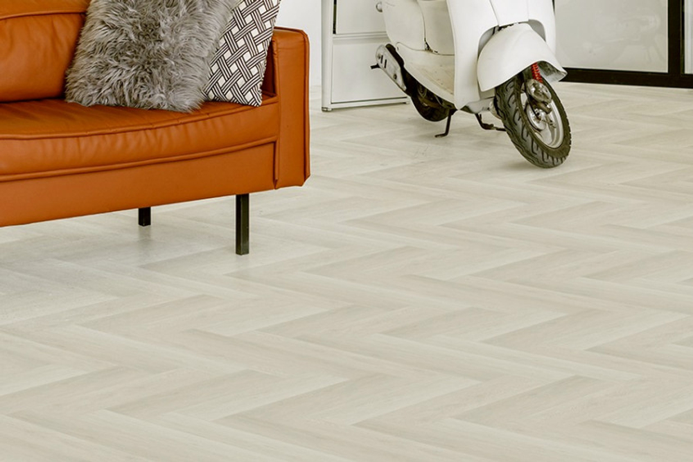 Кварц-винил SPC Floor Factor Herringbone 5 мм Cloud Oak 2.187м2