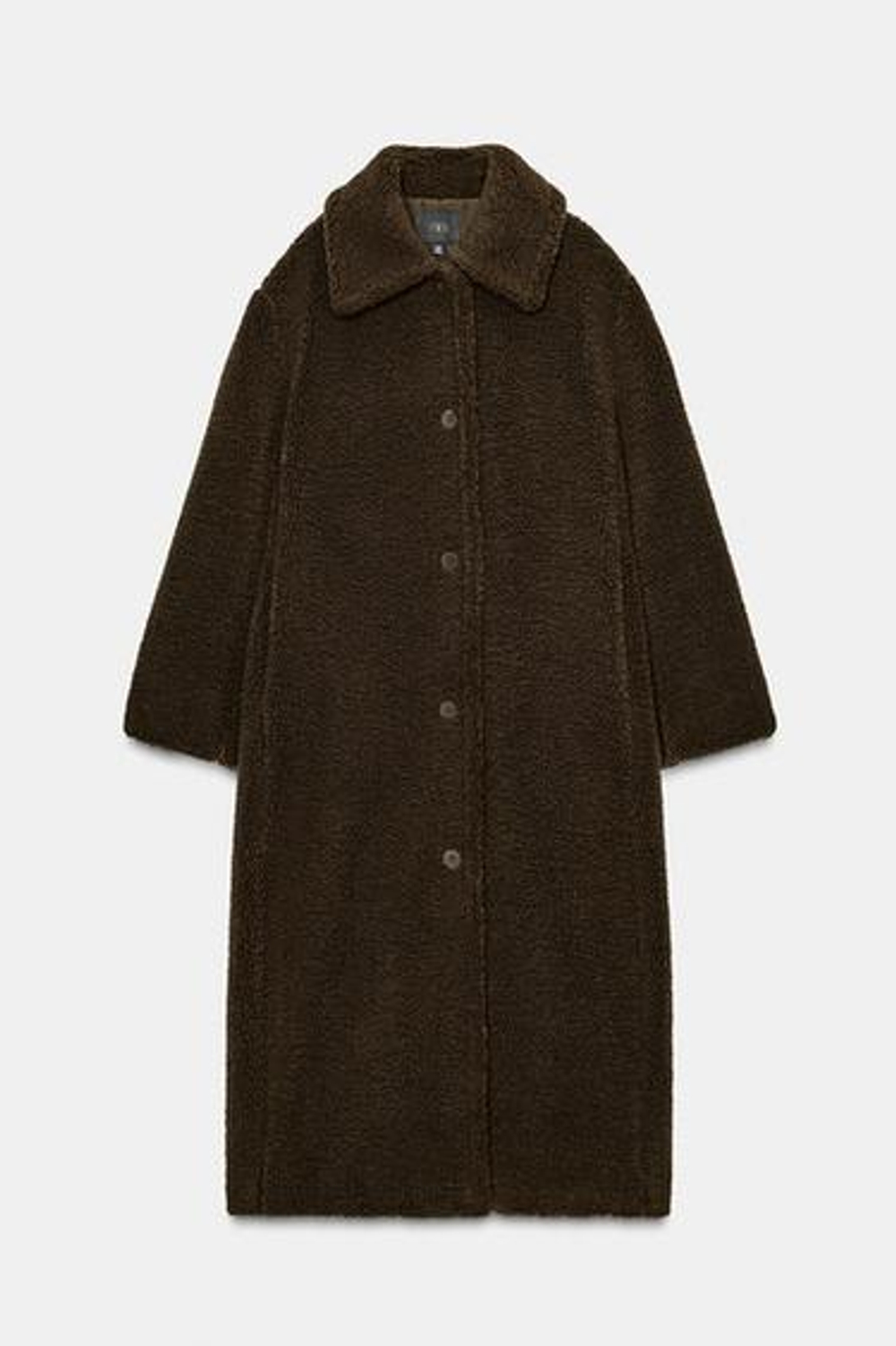 СИНТЕТИЧЕСКИЙ ШЕРСТЯНОЙ ПАЛЬТО - ZARA