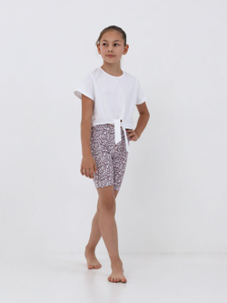 Блузка для девочки, модель №1, рост 128 см, белая