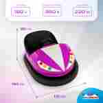 Аттракционная бамперная машинка «Светлячок» с дистанционным управлением и музыкой