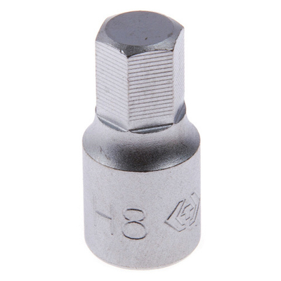 KING TONY (201508MX) Насадка (бита) торцевая 1/4", L = 25 мм, HEX, 8 мм