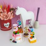 Свеча Цифра, 3 Космос, 9 см, 1 шт.