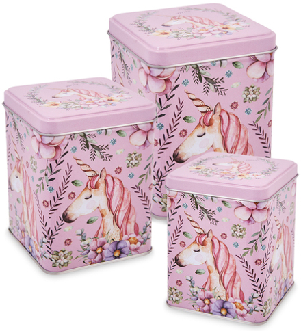 TCN-42/2 Набор коробок 3 шт. металл «Единорог»