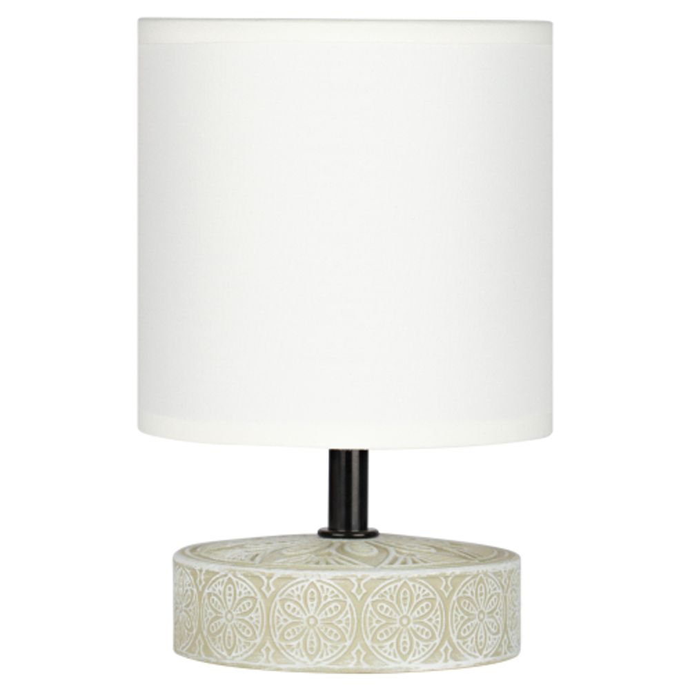 Настольная лампа Rivoli   7070-501 1 * Е14 40 Вт керамика бежевая, белая