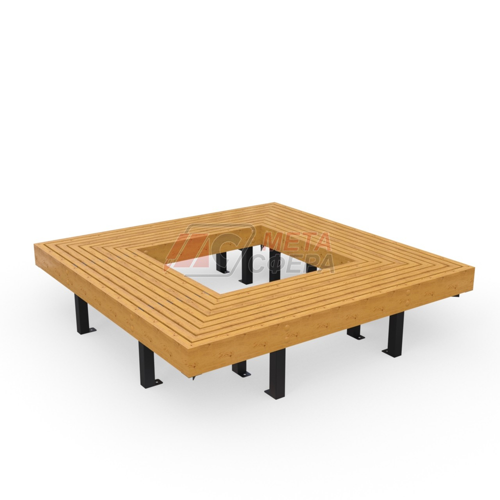 Лавка Woody Квадрат