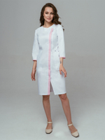 Халат медицинский женский | Х-262 ак 3/4 клеон стрейч