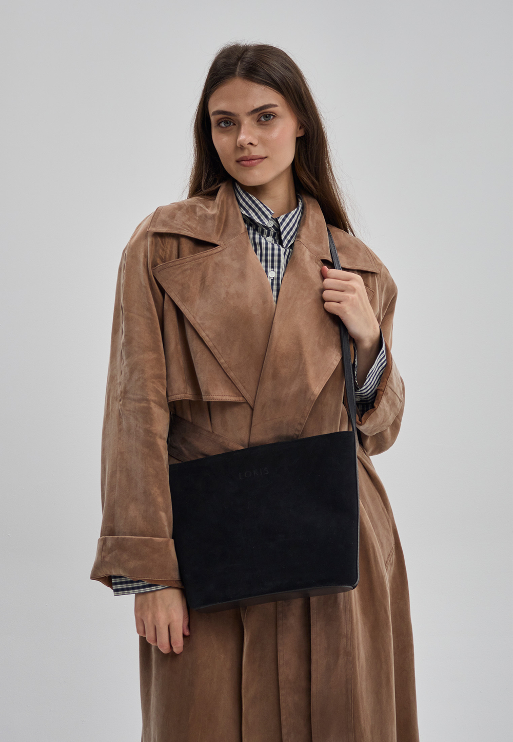 сумка через плечо черная