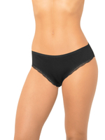 Оригинальные трусики-слипы с атласным бантом сзади (Размер: XL) (Цвет: белый)