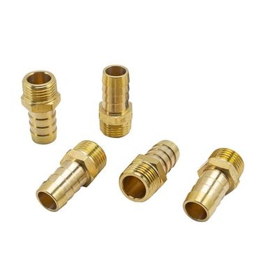 Штуцер пневматический наруж. резьба 1/2''- ''елочка''16мм, к-т 5шт. Forsage F-MH08/10K