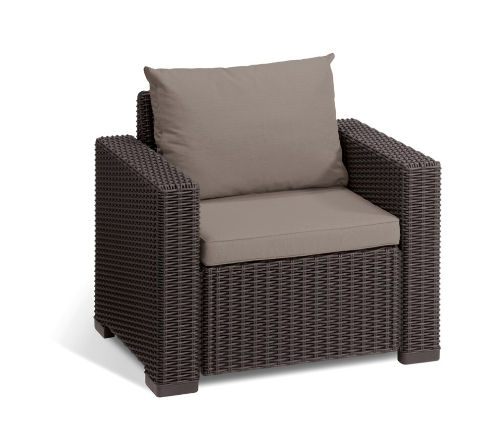 Комплект мебели Калифорния сет (California 3 seater set) коричневый