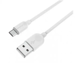 Кабель Borofone BX14 USB-Lightning 2.4А 3м PVC White