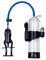 Вакуумная помпа Eroticon PUMP X7 с мини-вагиной и вибрацией (Цвет: прозрачный)