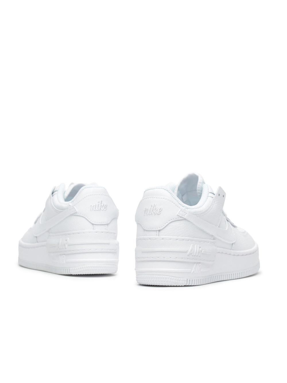 Женские Кроссовки Nike Air Force 1 Low Shadow Triple White