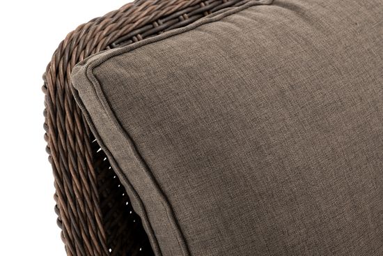 "Прованс" диван из искусственного ротанга трехместный, цвет коричневый