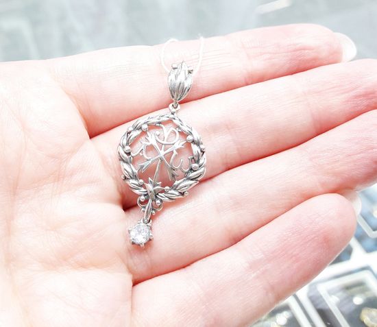 Подвеска Хризма с фианитом