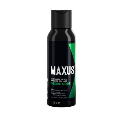 Интимный гель 2в1 на водной основе с алоэ вера MAXUS Desire Code (100 мл)