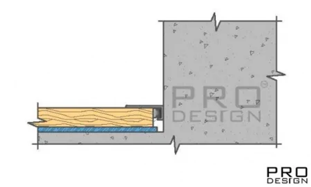 Плинтус PRO DESIGN 7067 MINI Анодированный 2700мм